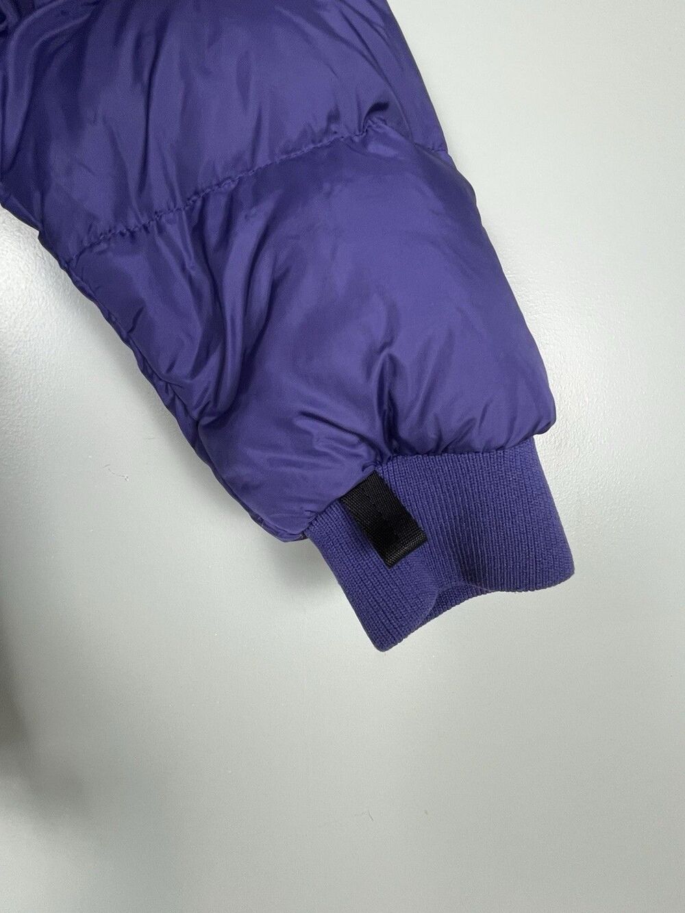 VTG REI Goose Down Puffer Jacket Purple Womens M Bomber Coat Outdoor Warm 90s - Picture 6 of 13
